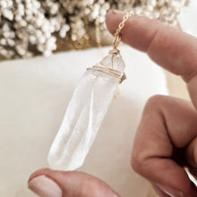 Load image into Gallery viewer, Clear Quartz  Gold, 50cm - 55cm