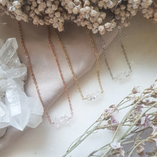 Load image into Gallery viewer, Herkimer Necklace Choker - Hex + Stones