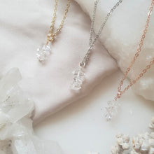 Load image into Gallery viewer, Herkimer Necklace - Hex + Stones