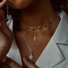 Load image into Gallery viewer, The Ankh Necklace - Hex + Stones