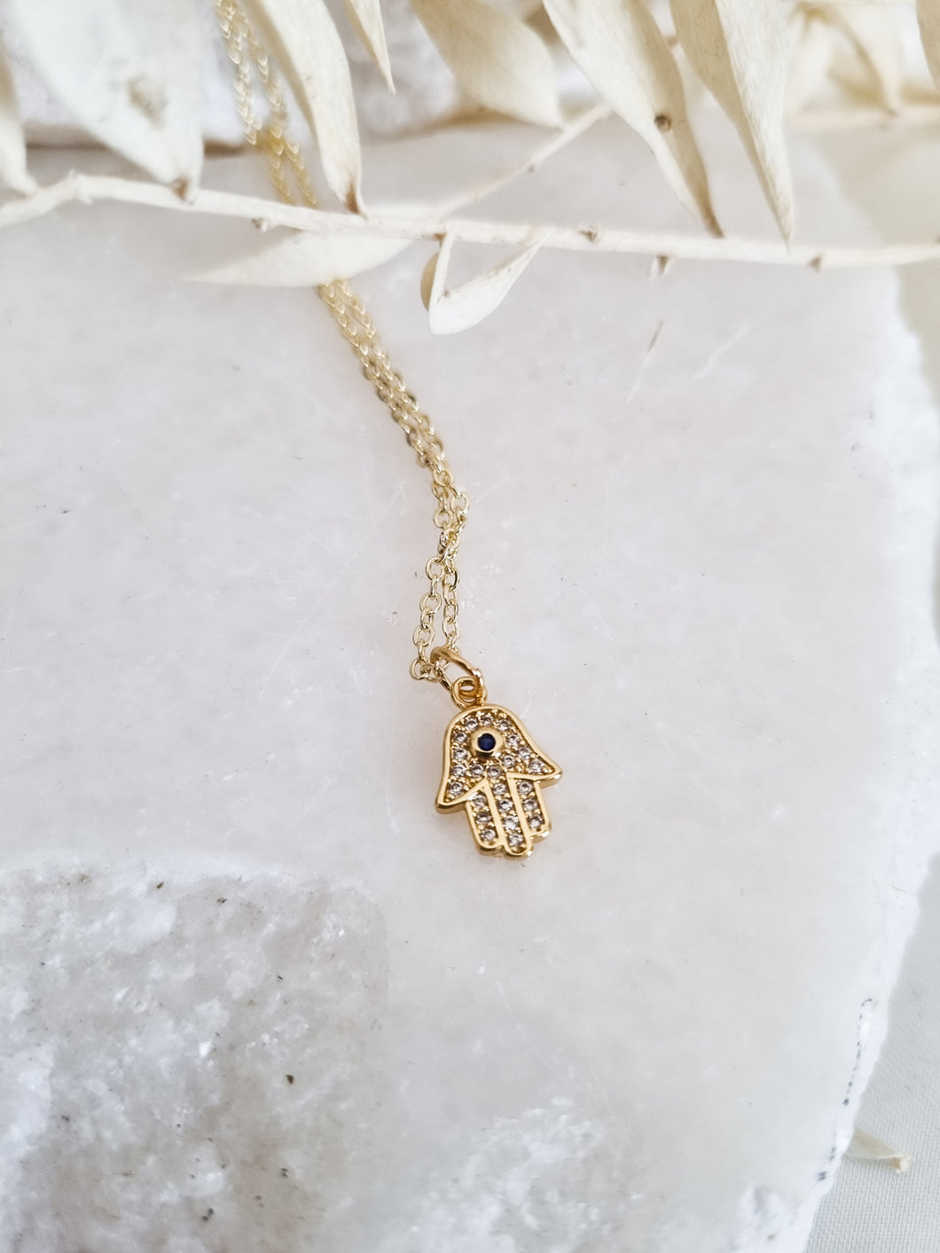 Hamsa Necklace Stainless Steel