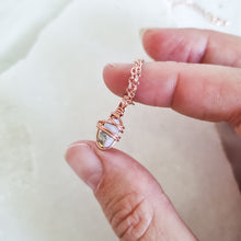 Load image into Gallery viewer, ALL Opal Necklaces; Gold, White Gold, Rose Gold
