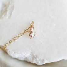 Load image into Gallery viewer, ALL Opal Necklaces; Gold, White Gold, Rose Gold
