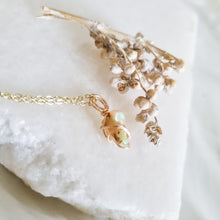 Load image into Gallery viewer, ALL Opal Necklaces; Gold, White Gold, Rose Gold
