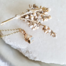 Load image into Gallery viewer, ALL Opal Necklaces; Gold, White Gold, Rose Gold
