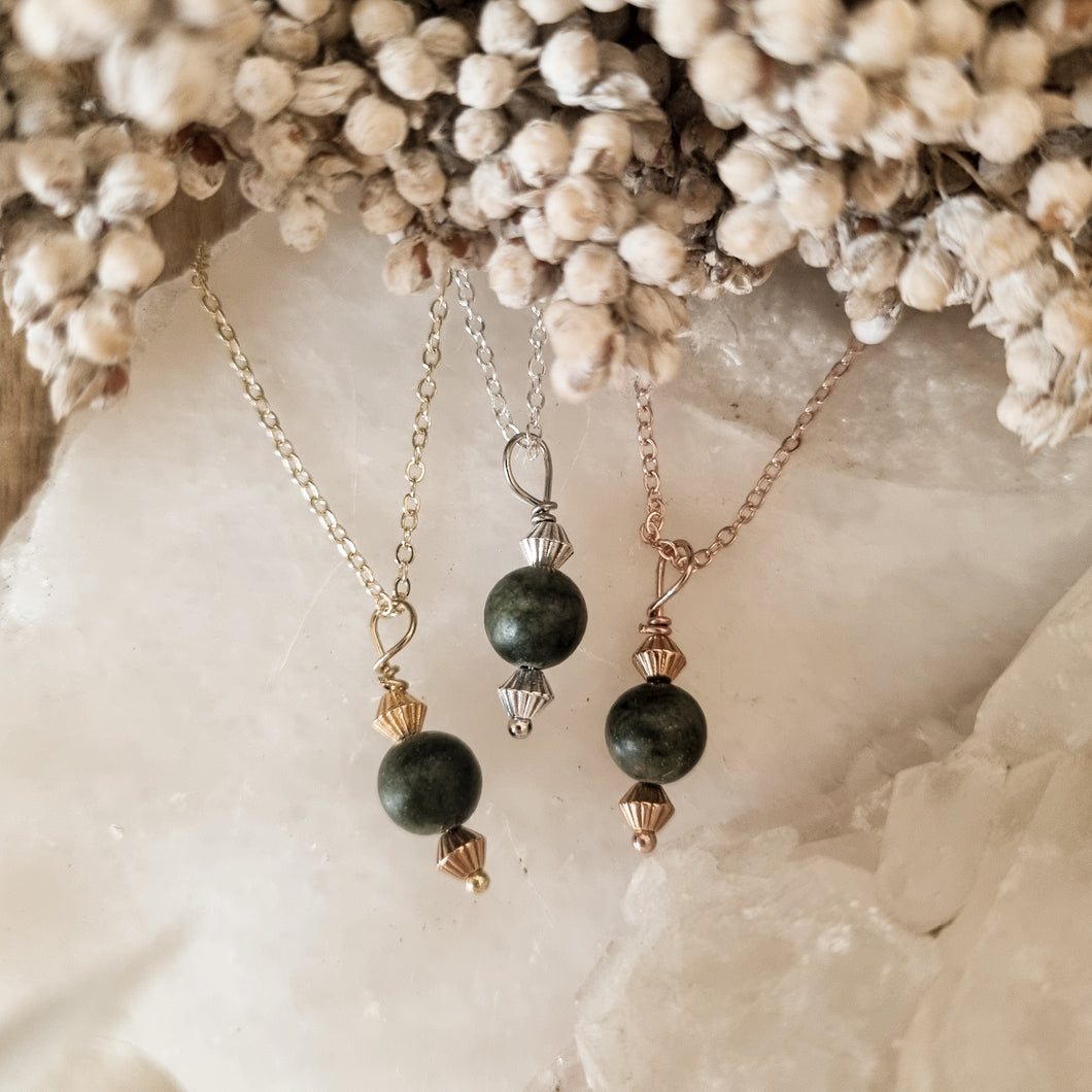 Jade Necklaces, 45cm - 50cm - Hex + Stones