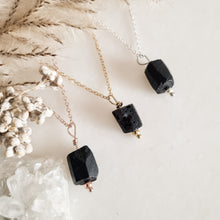 Load image into Gallery viewer, Black Tourmaline Necklace, 40cm - 45cm
