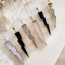 Load image into Gallery viewer, 5cm Lightning Crystal Necklaces; 55cm - 60cm
